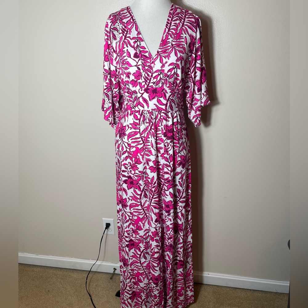 NWT Lilly Pulitzer Roselle Maxi Dress (Size 6 - Ederflower Blossom)